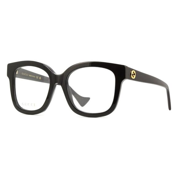 NEW GUCCI EYEGLASSES WOMEN BLACK EYEWEAR GUCCI GG1258O 004 - Picture 1 of 3